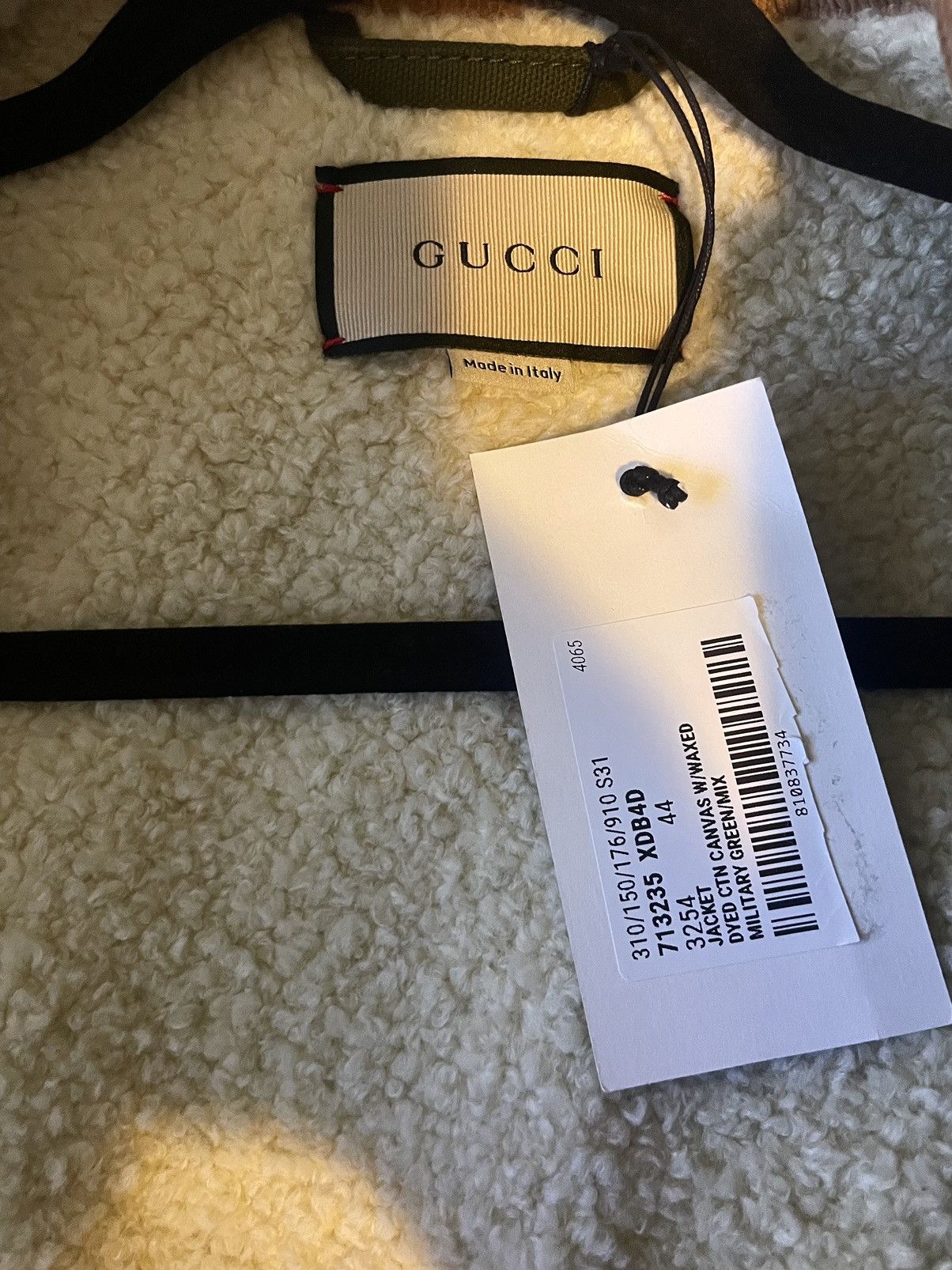 Gucci Gucci FW22 Military Green Dyed Canvas Jacket Size US S / EU 44-46 / 1 - 6 Thumbnail