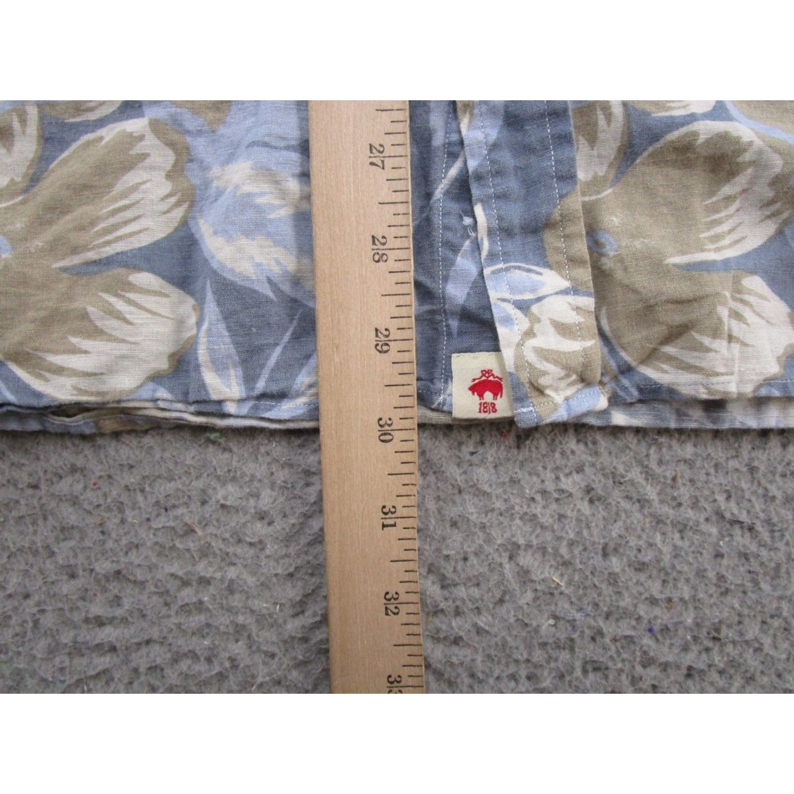 Brooks Brothers Brooks Brothers Shirt Mens XL Blue Red Fleece Hawaiian Linen Blend Button Up Size US XL / EU 56 / 4 - 6 Thumbnail