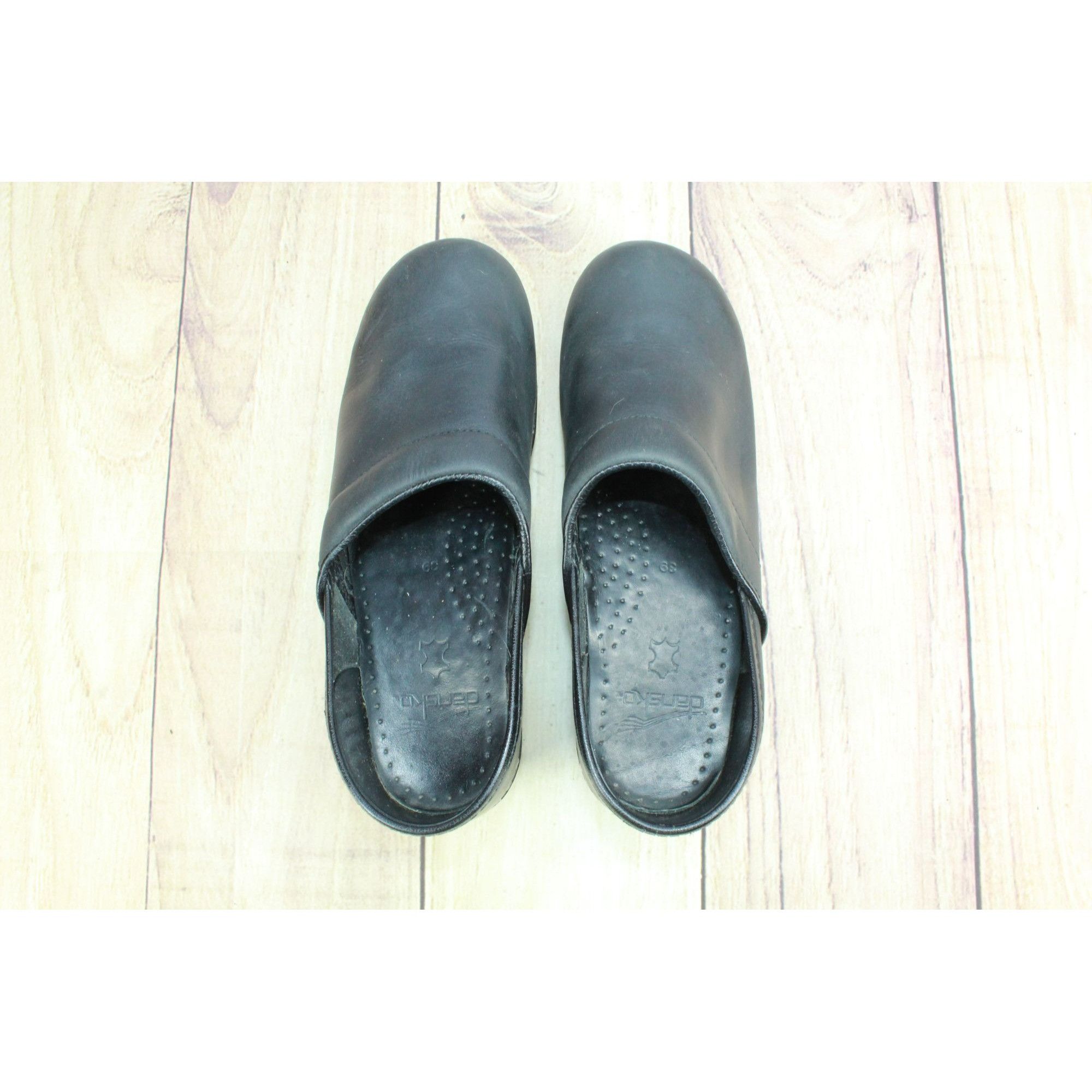 Dansko Dansko Women's Black Matte Stapled Comfort Nursing Clogs Size US 9 / IT 39 - 7 Thumbnail