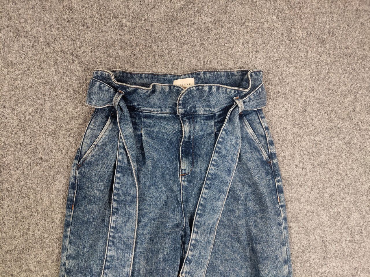Sezane Sezane rue saint fiacre Paris Design Ankle belt Denim Jeans Size 36" / US 14 / IT 50 - 8 Thumbnail