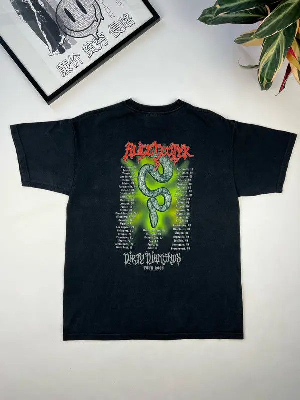 Band Tees Vintage Alice Cooper Tourture Tour With Teeth Band Tee Size US M / EU 48-50 / 2 - 2 Thumbnail