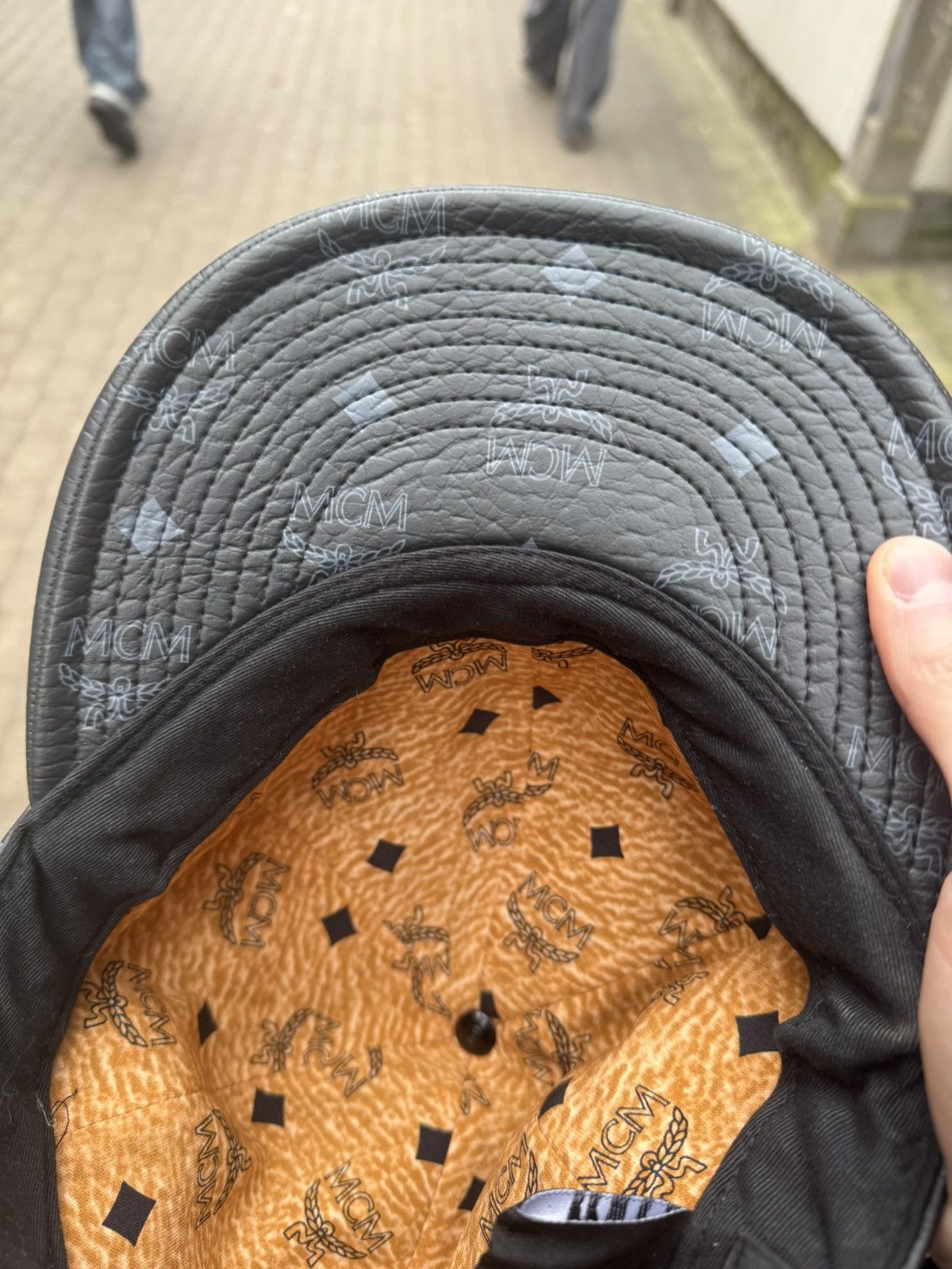 MCM Mcm leather monogram cap black luxury designer Made in Japan Size ONE SIZE - 17 Thumbnail