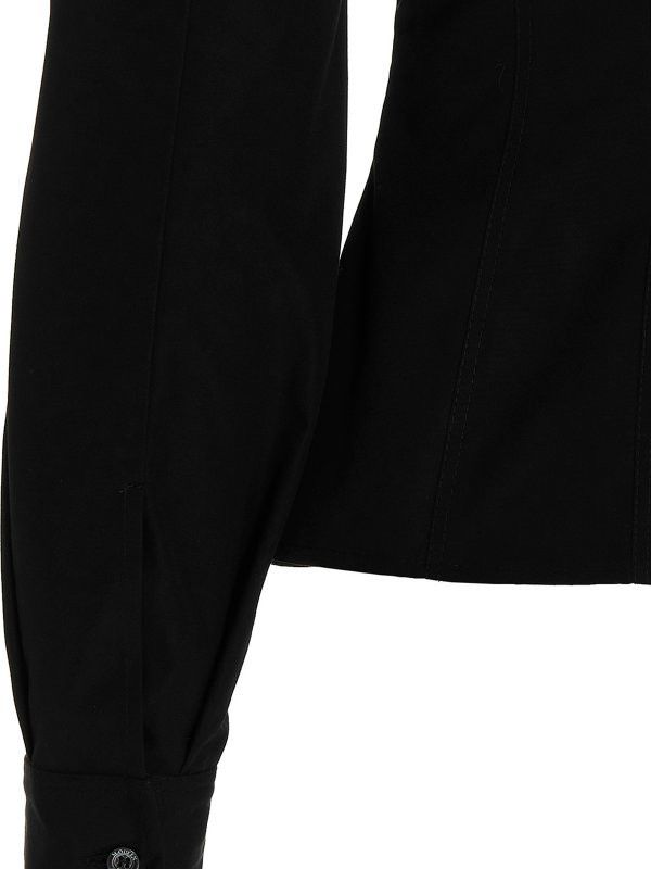 Alexander McQueen o1y0325 Blouse in Black Size S / US 4 / IT 40 - 4 Thumbnail