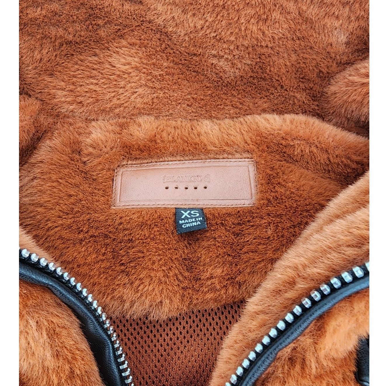 BLANKNYC Blank NYC Burnt Orange Fuzzy Pullover Jacket Women's Size XS Size XS / US 0-2 / IT 36-38 - 3 Thumbnail