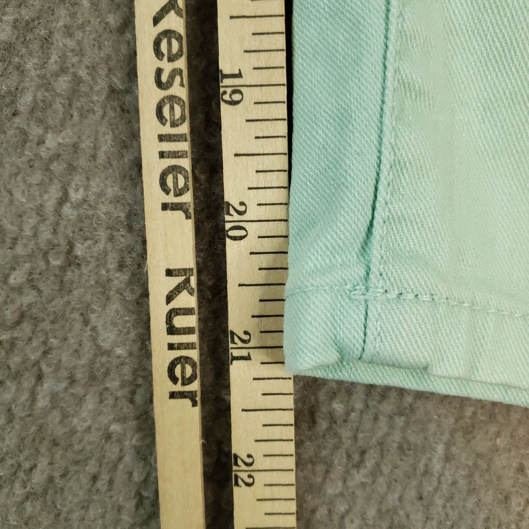 Talbots Talbots Women's Blue Slim Crop Stretch Pants, Size 20, Straight Leg Size 42" / US 20 - 3 Thumbnail