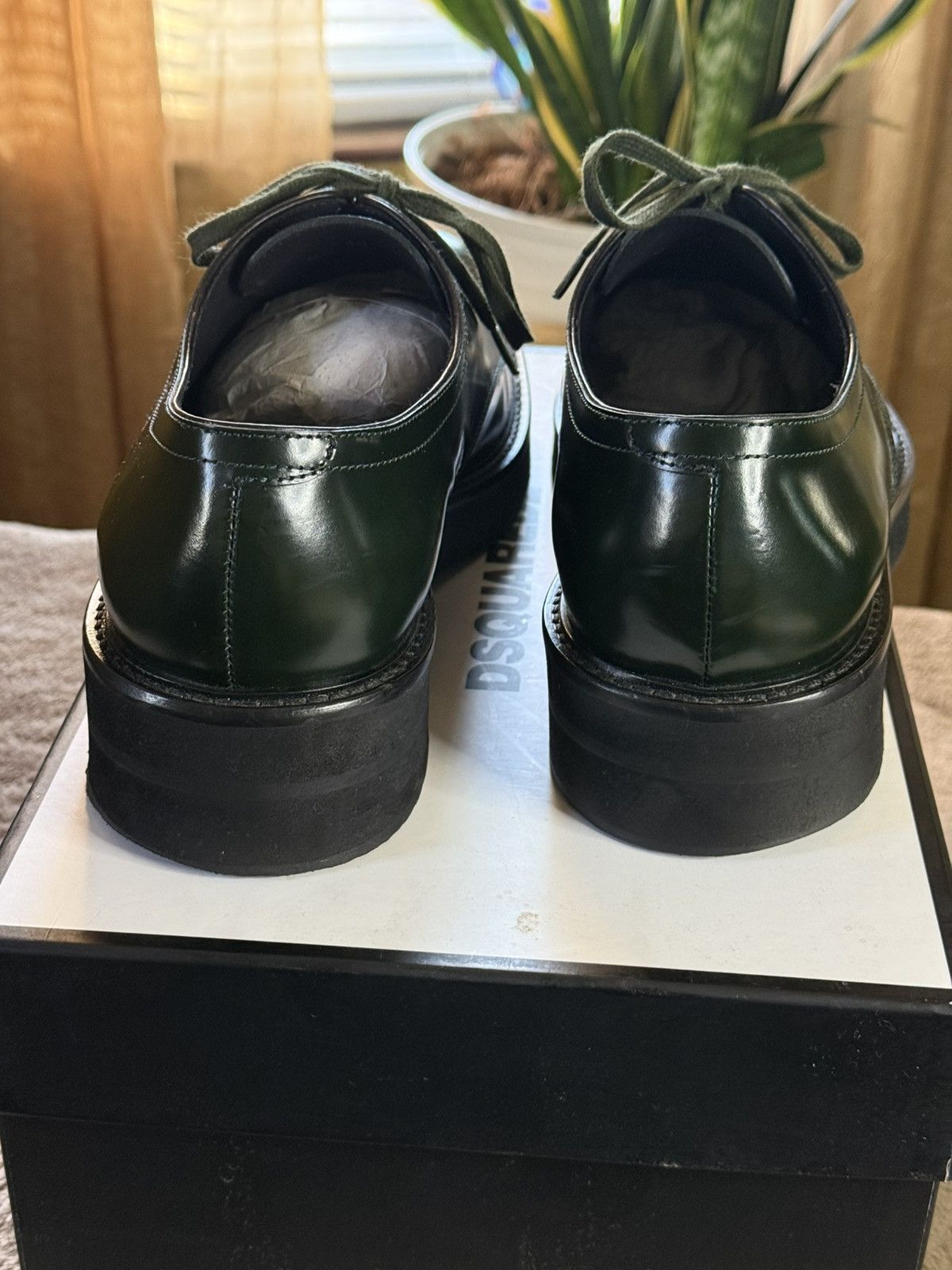 Dsquared2 Dsquared2 Bottle Green Derby Shoes 43 Size US 10 / EU 43 - 3 Thumbnail