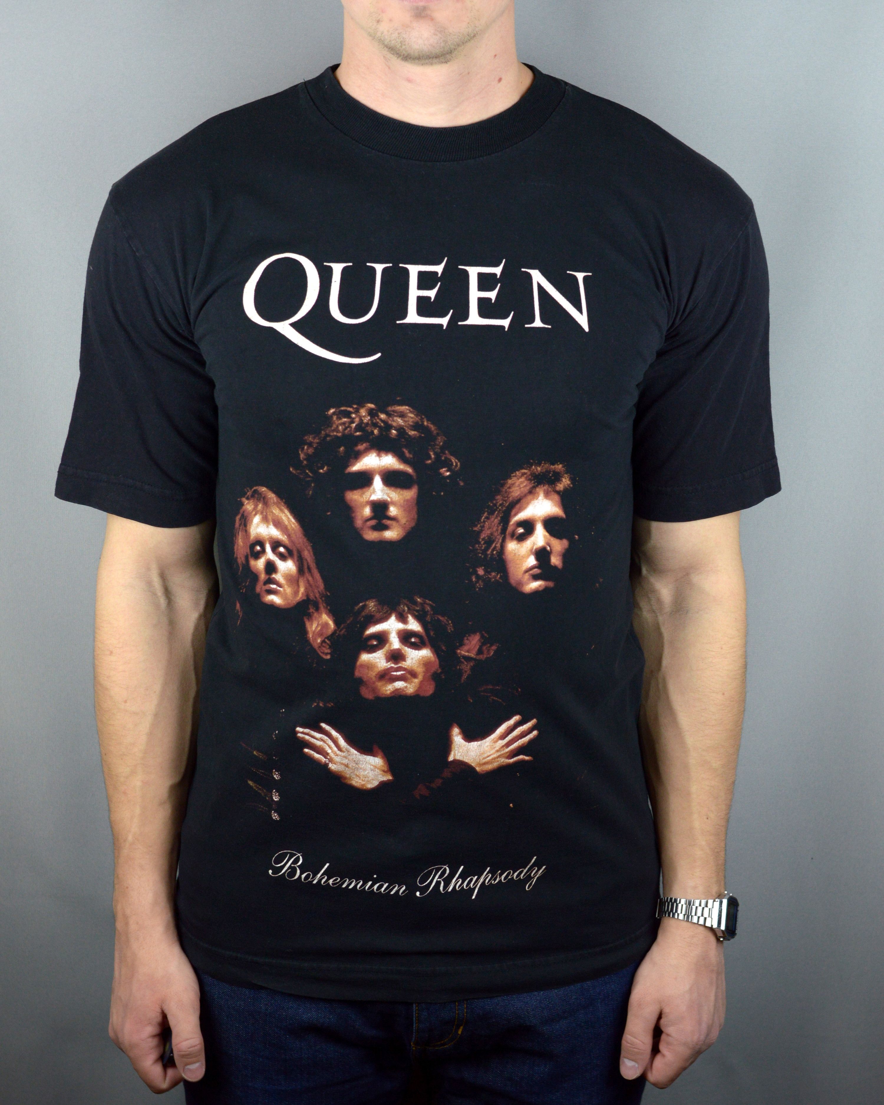 Vintage Vintage 90s Queen t shirt Size US M / EU 48-50 / 2 - 1 Thumbnail