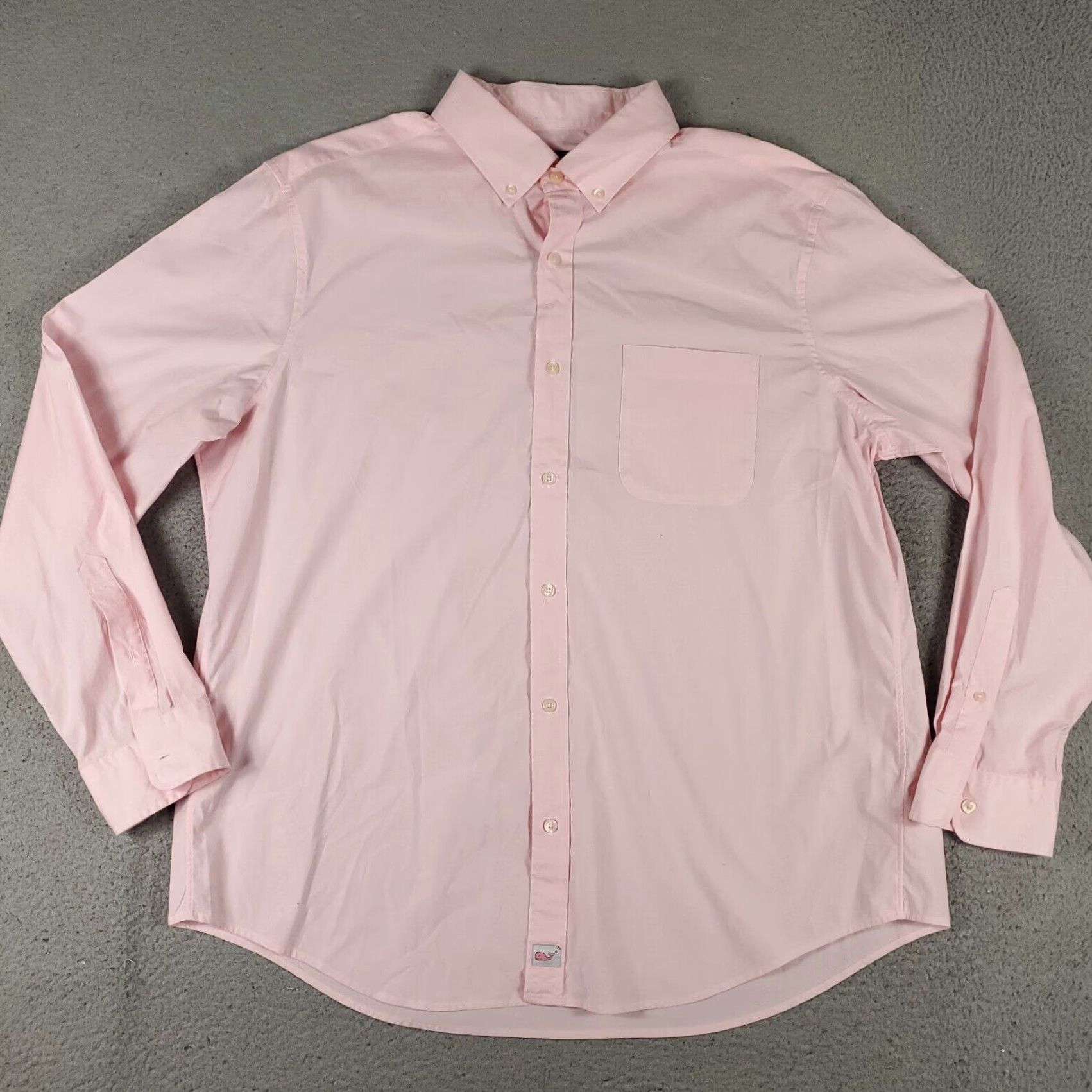 Vineyard Vines VINTAGE Vineyard Vines Shirt Mens Size XL Long Sleeve Button Up Casual Cotton Pink Size US XL / EU 56 / 4 - 2 Thumbnail