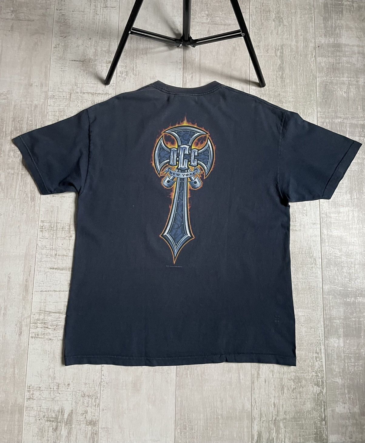 West Coast Choppers Vintage Y2K Orange Country Choppers 2003 T-Shirt Sun Fade Size US XL / EU 56 / 4 - 1 Thumbnail