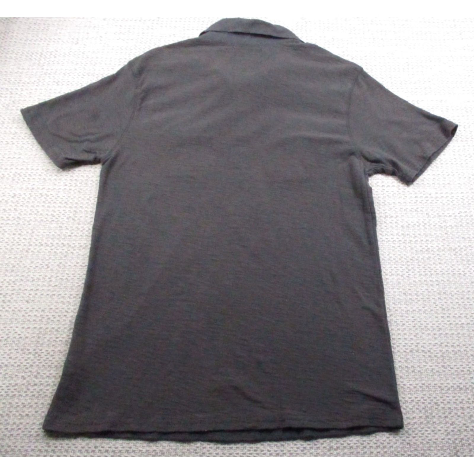 Vintage Modern Culture Polo Shirt Mens L Gray Concrete Wash Pocket Button Casual Shirt Size US L / EU 52-54 / 3 - 6 Thumbnail