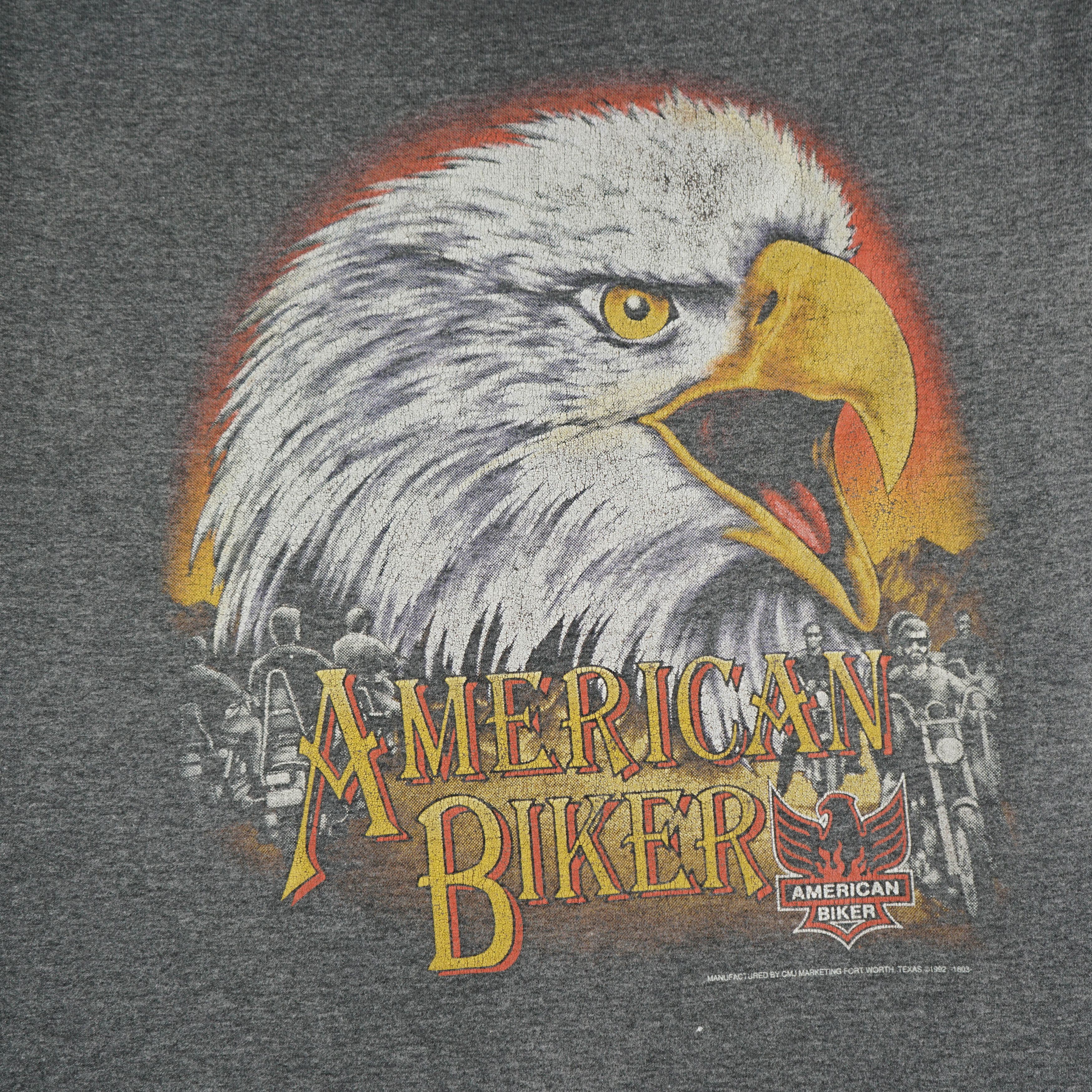 Harley Davidson × Vintage Vintage 1993 American Biker Bald Eagle T-Shirt Size US M / EU 48-50 / 2 - 2 Thumbnail