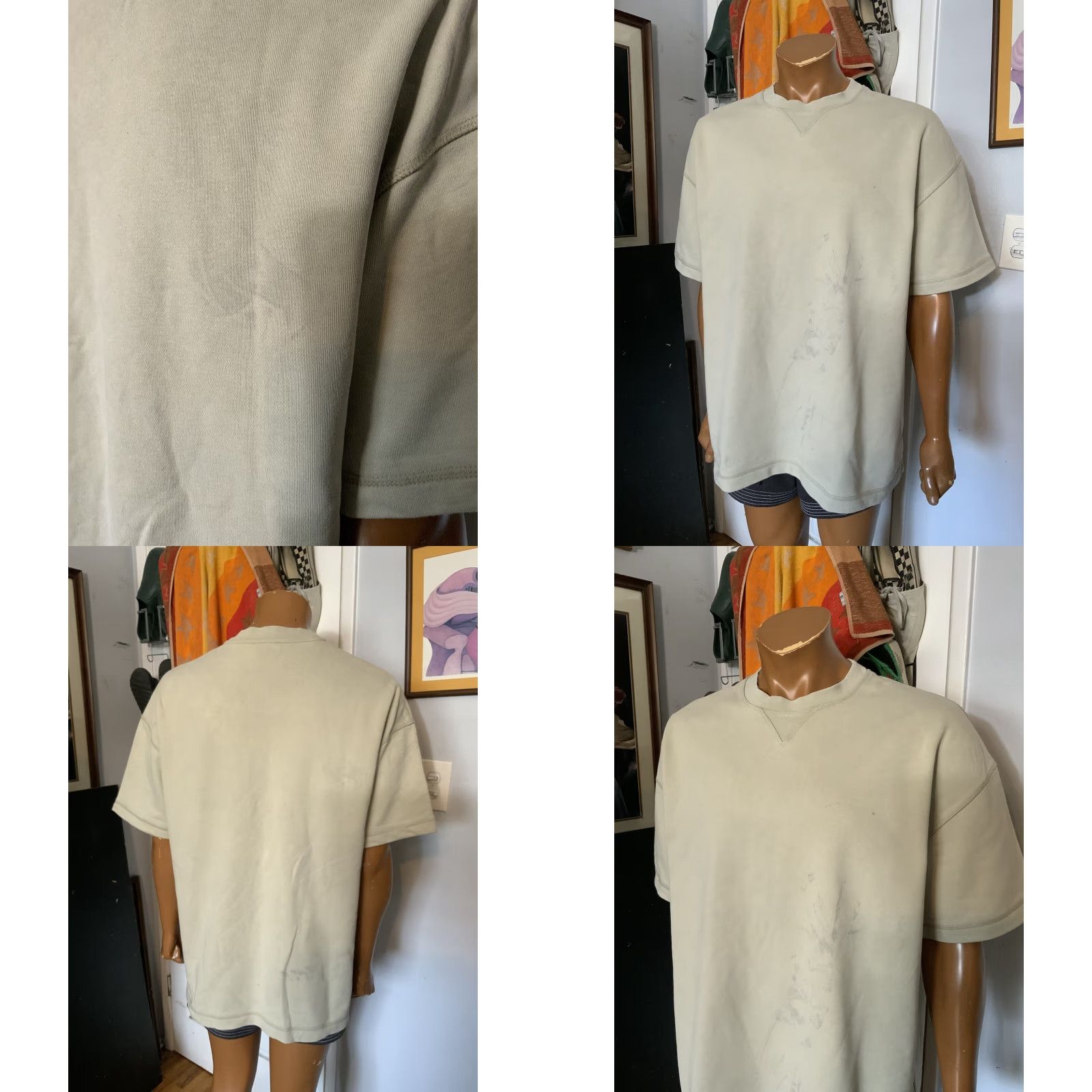 Cos COS Sweatshirt Pullover Mens XL Oversized Terry Fleece Heavyweight Crewneck S/S Size XL Mens Size US XL / EU 56 / 4 - 9 Thumbnail