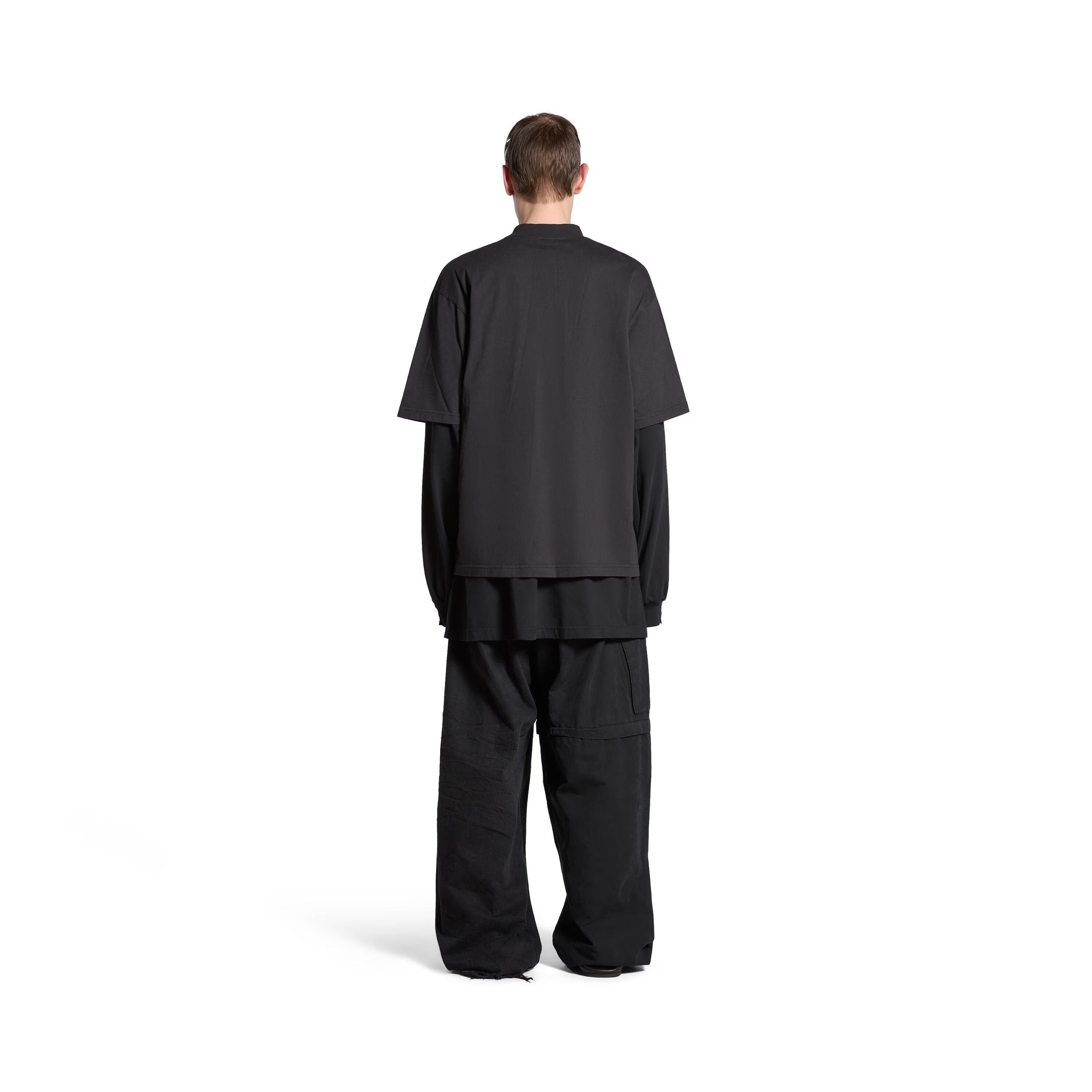 Balenciaga o1tr1nto0526 Political Stencil T-Shirt Medium Fit in Black Size US L / EU 52-54 / 3 - 6 Thumbnail