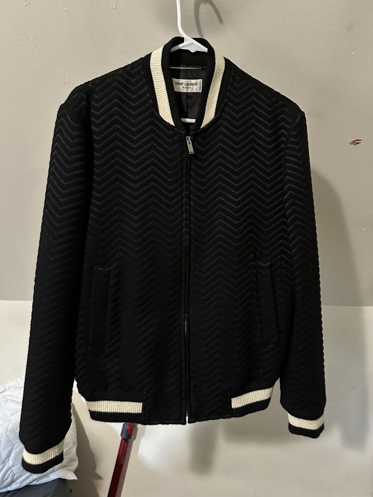 Saint Laurent Paris Saint Laurent Teddy Bomber Jacket Size US S / EU 44-46 / 1 - 1 Thumbnail