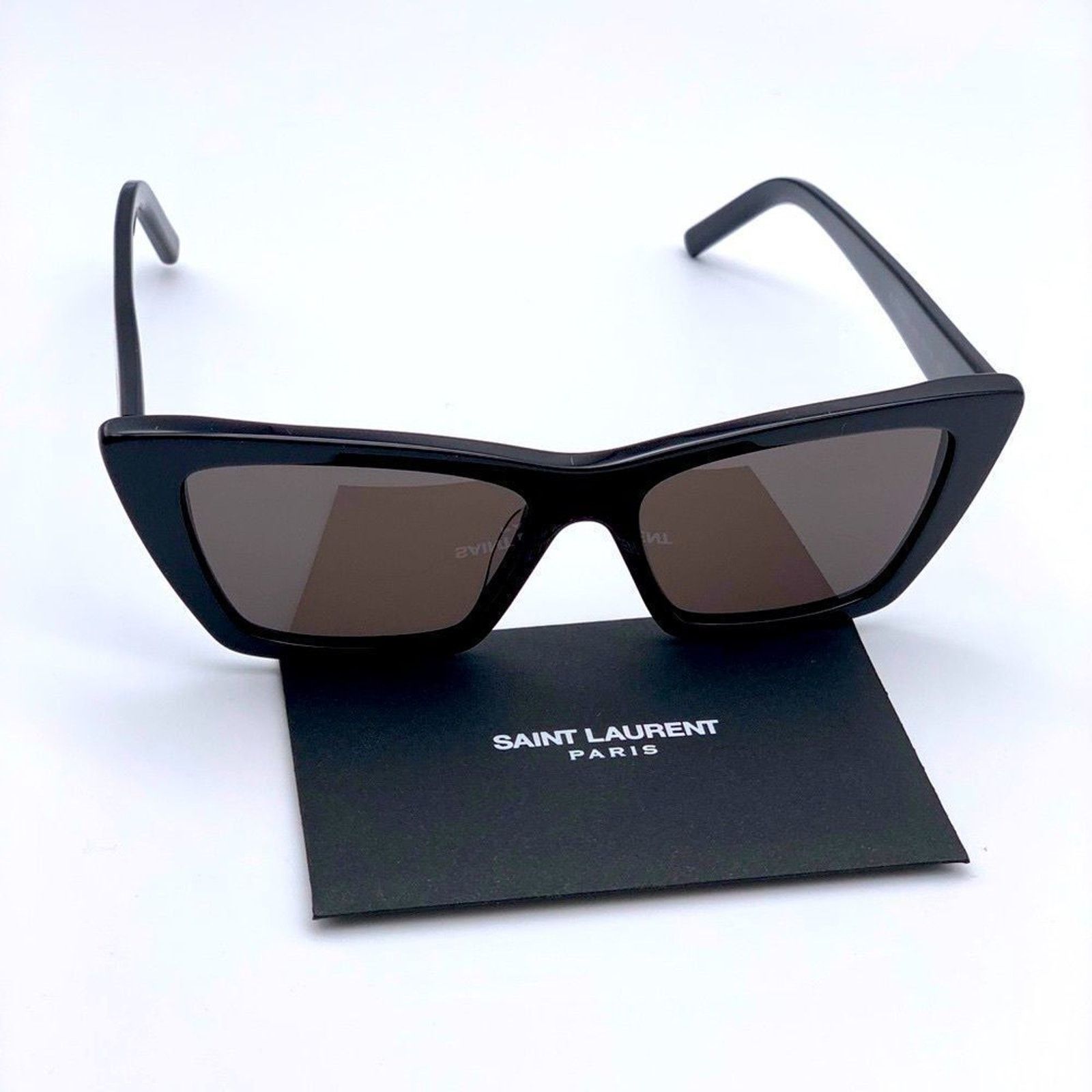 Saint Laurent Paris BRAND NWT Saint Laurent SL 276 Mica Black/Grey Sunglasses Size ONE SIZE - 3 Thumbnail