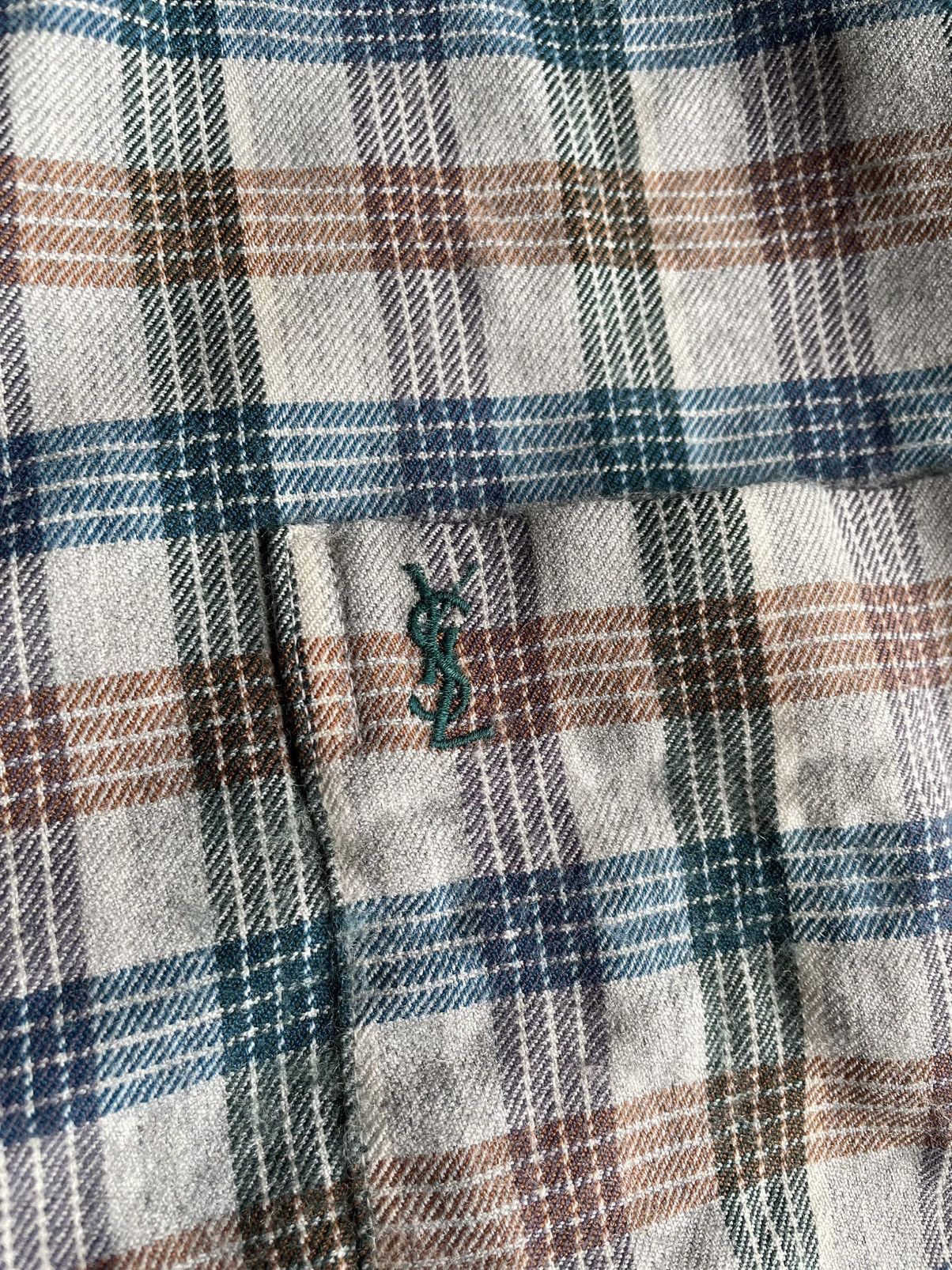 Yves Saint Laurent Yves Saint Laurent Flannel Shirt Size US M / EU 48-50 / 2 - 4 Thumbnail