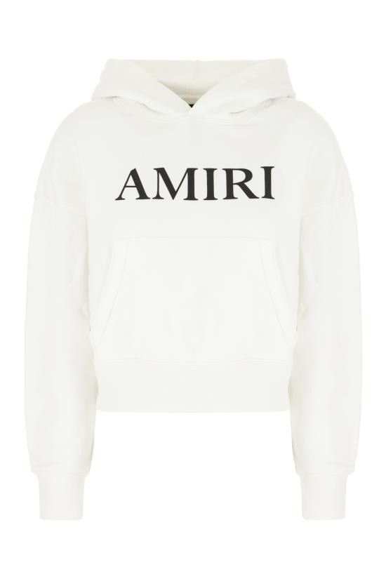 Amiri AMIRI Women Hoodies AWJYHD1019 100 WHITE Size S / US 4 / IT 40 - 1 Thumbnail