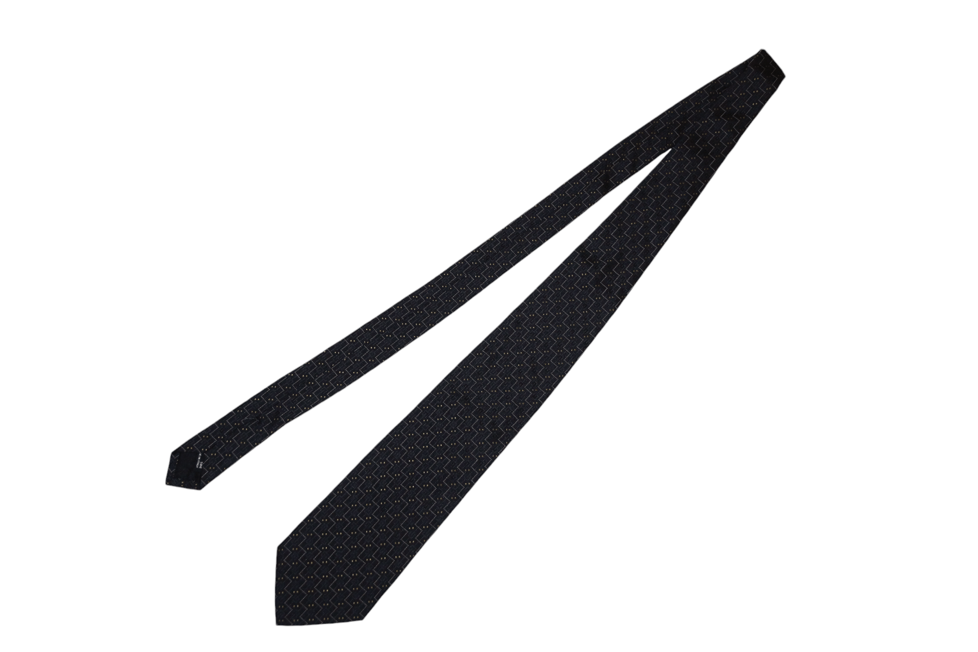 Gucci Gucci Abstract Textured Hand Pattern Jacquard Silk Tie Size ONE SIZE - 7 Thumbnail