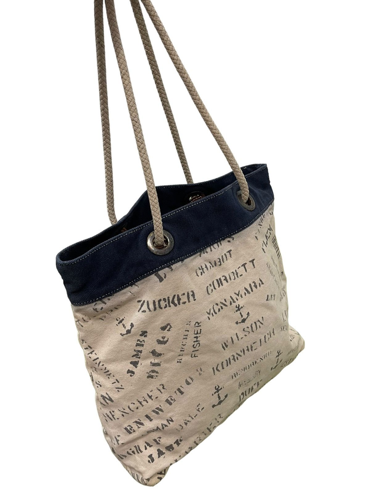 RRL Ralph Lauren Double RL Ralph Lauren Cotton Canvas RRL Tote Bag 2🟩 Size ONE SIZE - 3 Thumbnail