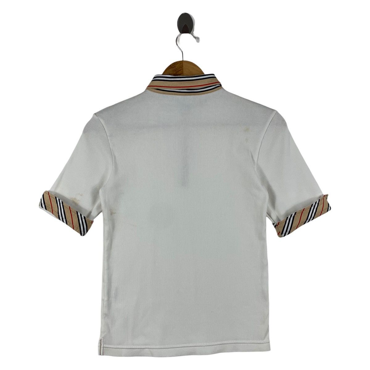 Burberry × Designer BURBERRY Golf nova check collar design polo tee Size US M / EU 48-50 / 2 - 4 Thumbnail
