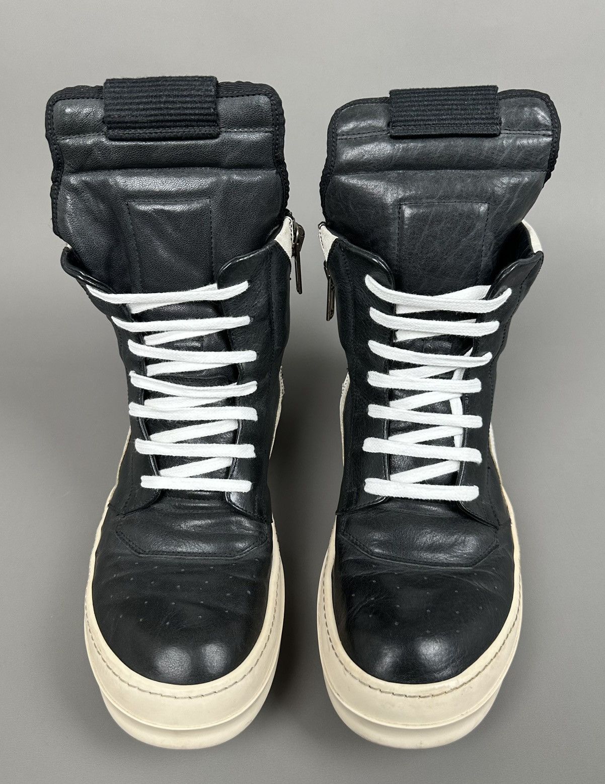 Rick Owens Rick Owens - Geo Basket High Tongue Side Zipped Size US 8 / EU 41 - 4 Thumbnail