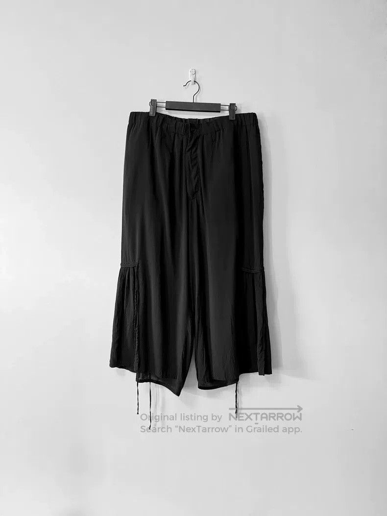 Yohji Yamamoto Yohji Yamamoto size 2 19SS Scandal Wide-Leg Cropped Pants w Size US 28 / EU 44 - 2 Thumbnail