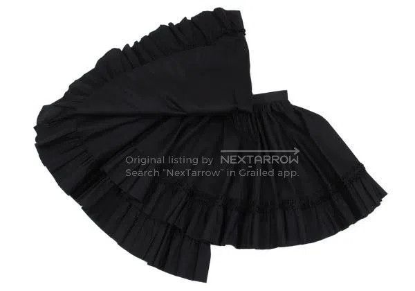 Comme des Garcons Comme Des Garcons size S Black Retro Design Skirt Size 25" / US 0 / IT 36 - 4 Thumbnail