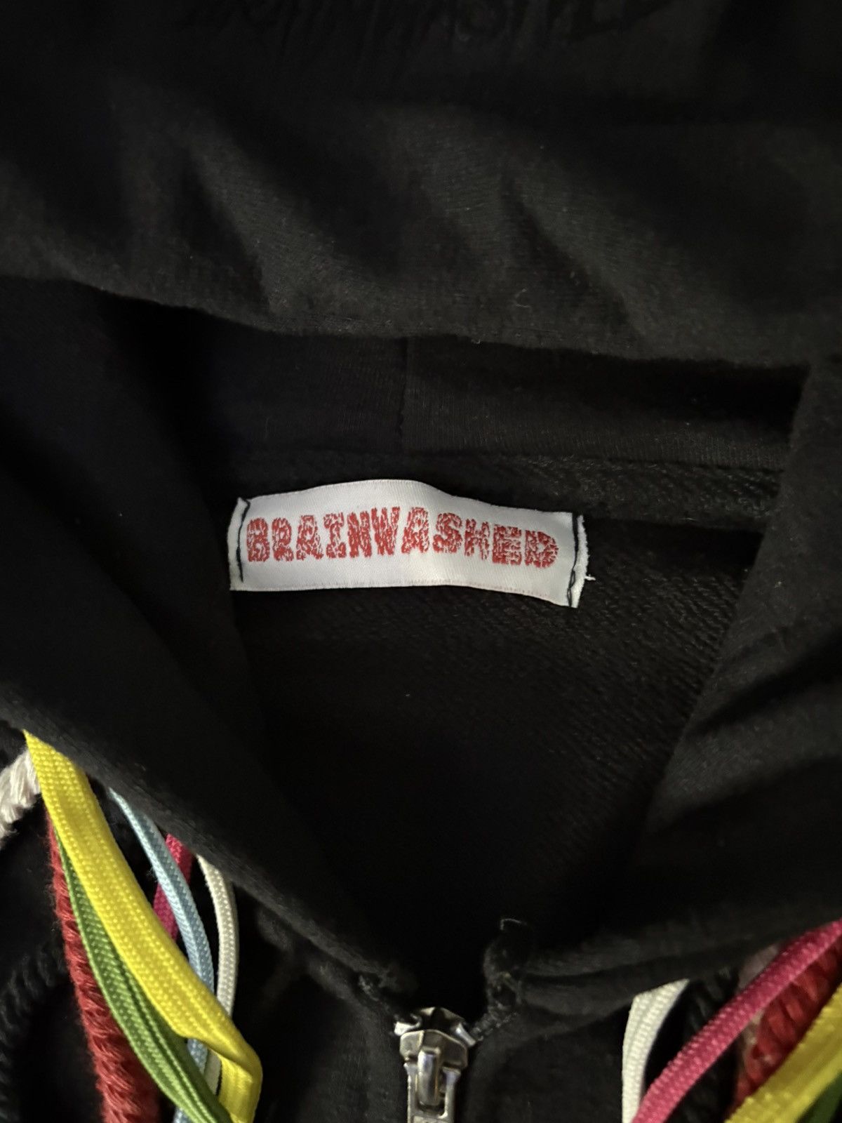 Other Brainwashed multi color drawstring zip up Size US XL / EU 56 / 4 - 4 Thumbnail