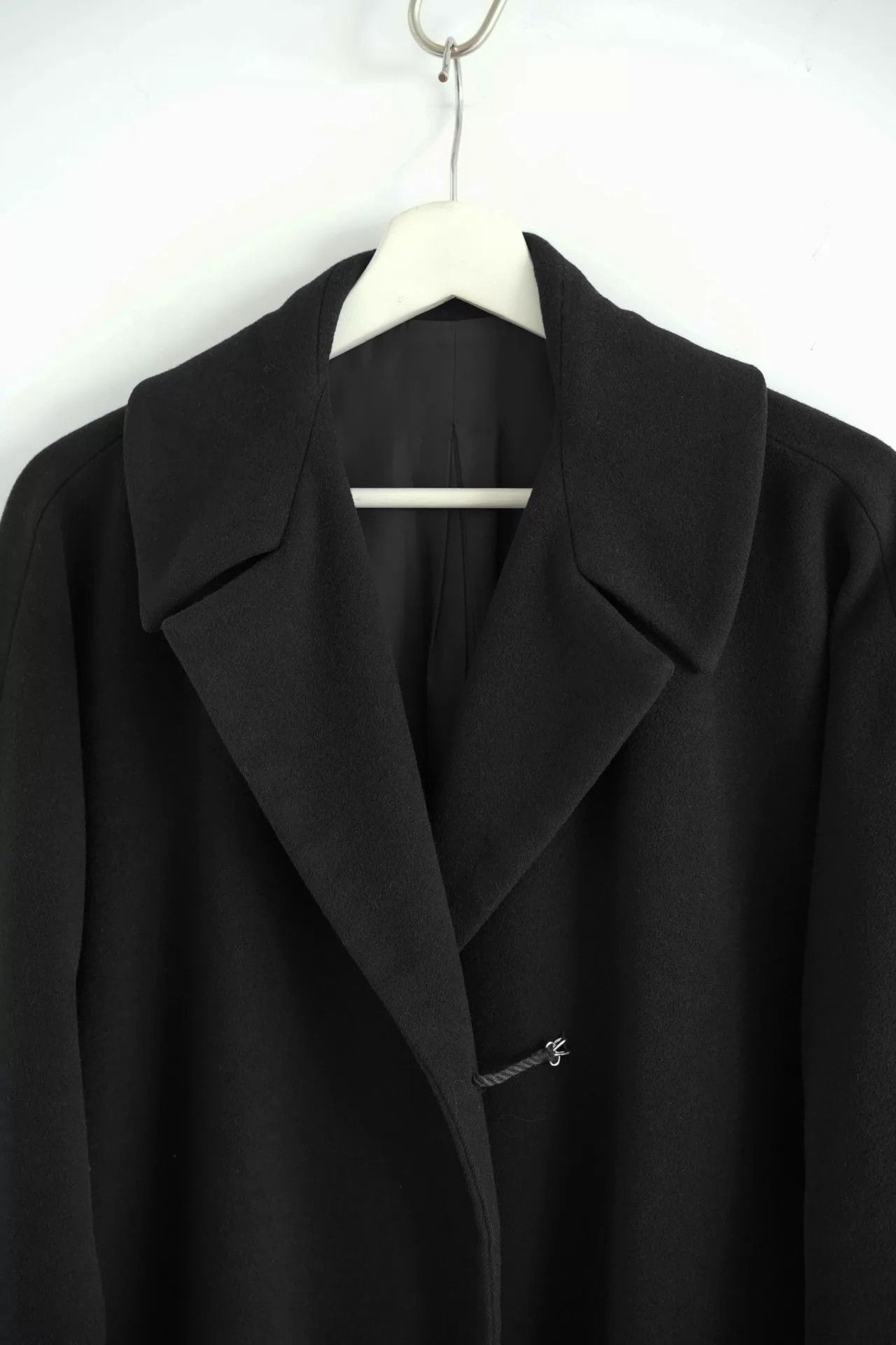 Yohji Yamamoto Yohji Yamamoto 05AW Femme Rope Hook Maxi Wool Coat Size US M / EU 48-50 / 2 - 3 Thumbnail