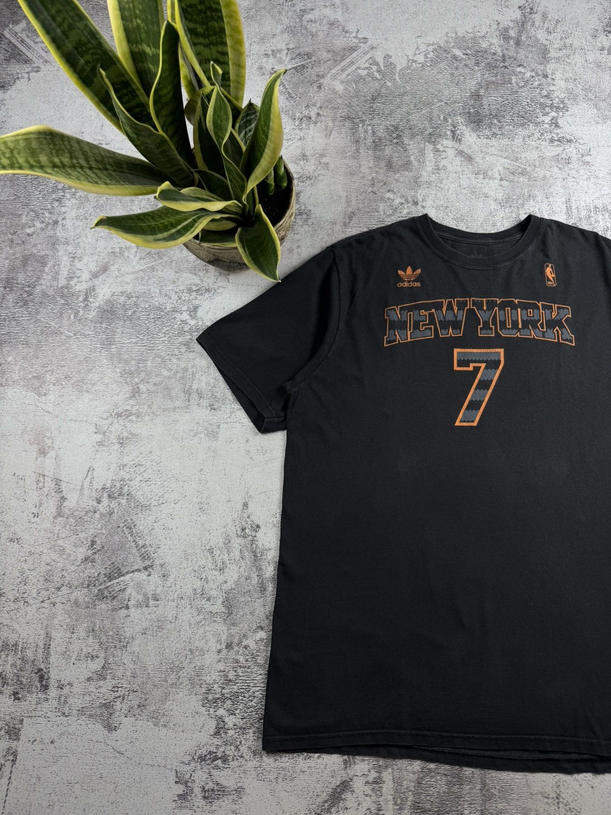 Adidas New York Knicks NBA Basketball #7 Carmelo Anthony Cotton Jersey T Shirt Top Size US XL / EU 56 / 4 - 3 Thumbnail