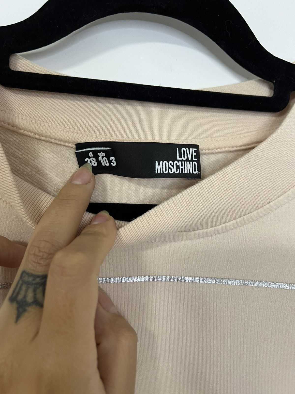Moschino Moschino crewneck sweatshirt S pink Size S / US 4 / IT 40 - 4 Thumbnail