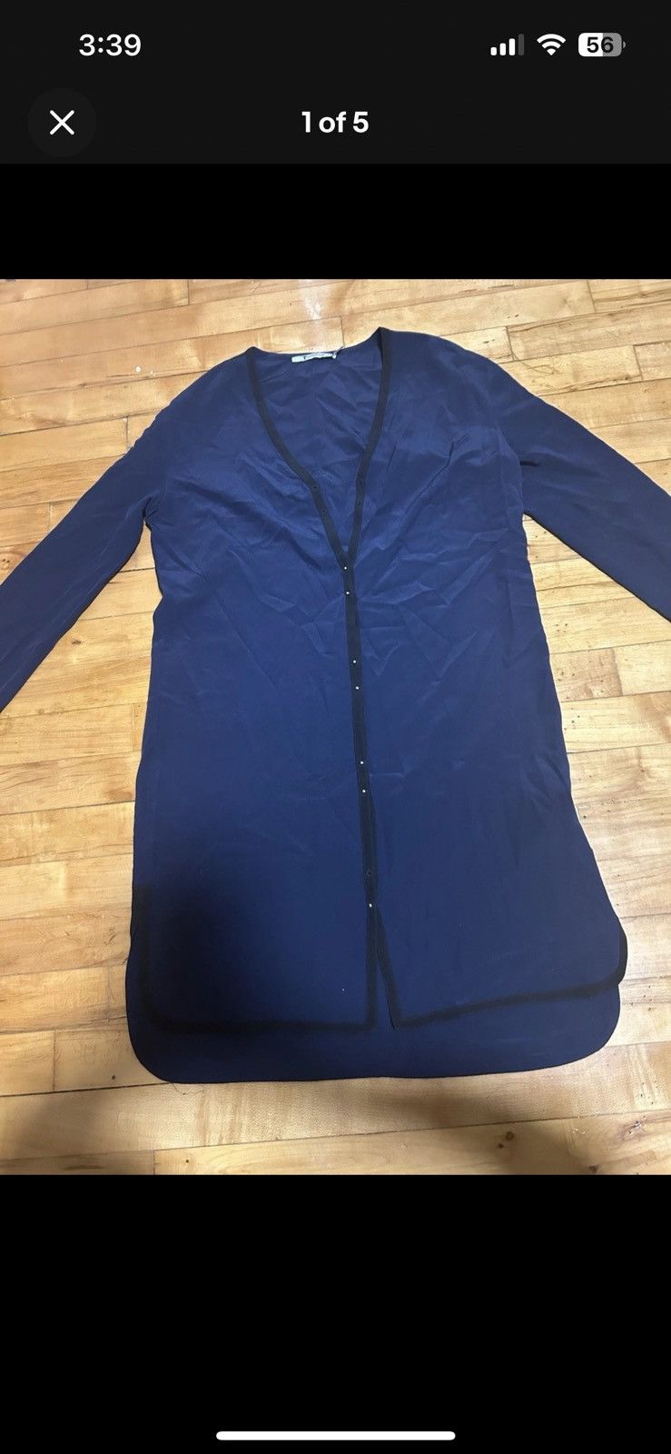 Alexander Wang Alexander Wang Long Sleeve Button Up Cardigan Size XS Size XS / US 0-2 / IT 36-38 - 1 Thumbnail