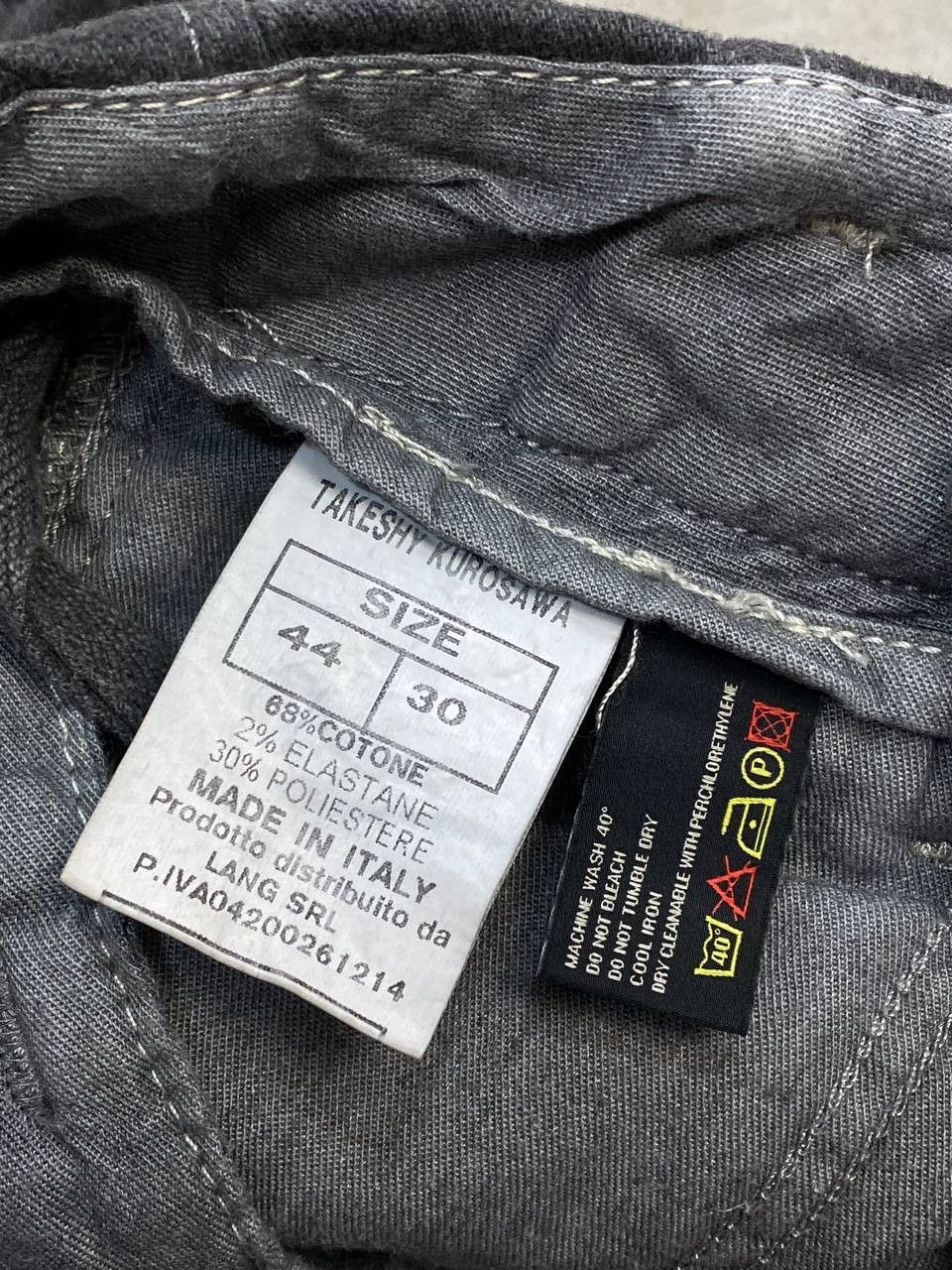 Takeshy Kurosawa Vintage Takeshy Kurosawa Avant-Garde Distressed Pants Size US 30 / EU 46 - 17 Thumbnail