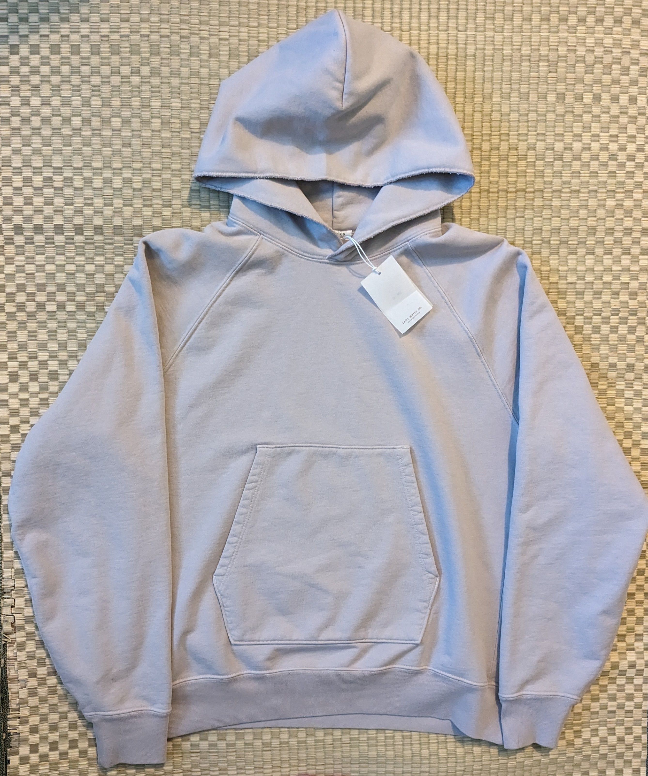 image of NWT Lady White Co. Super Weighted Hoodie Made In Usa in Scarlet Gray, Men's (Size Medium)