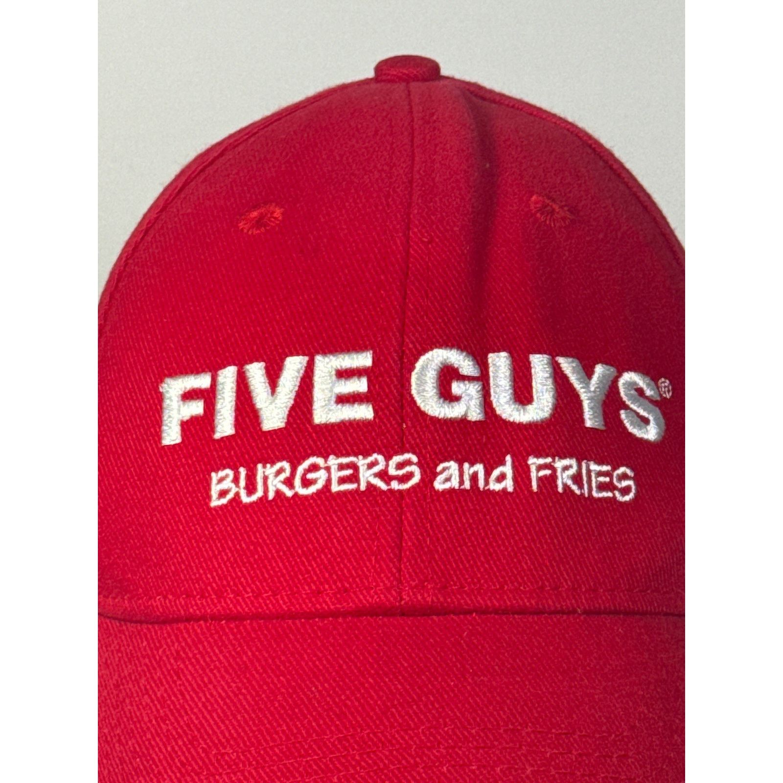 Other Five Guys Burgers And Fries Strapback Baseball Cap Red Size ONE SIZE - 1 Thumbnail