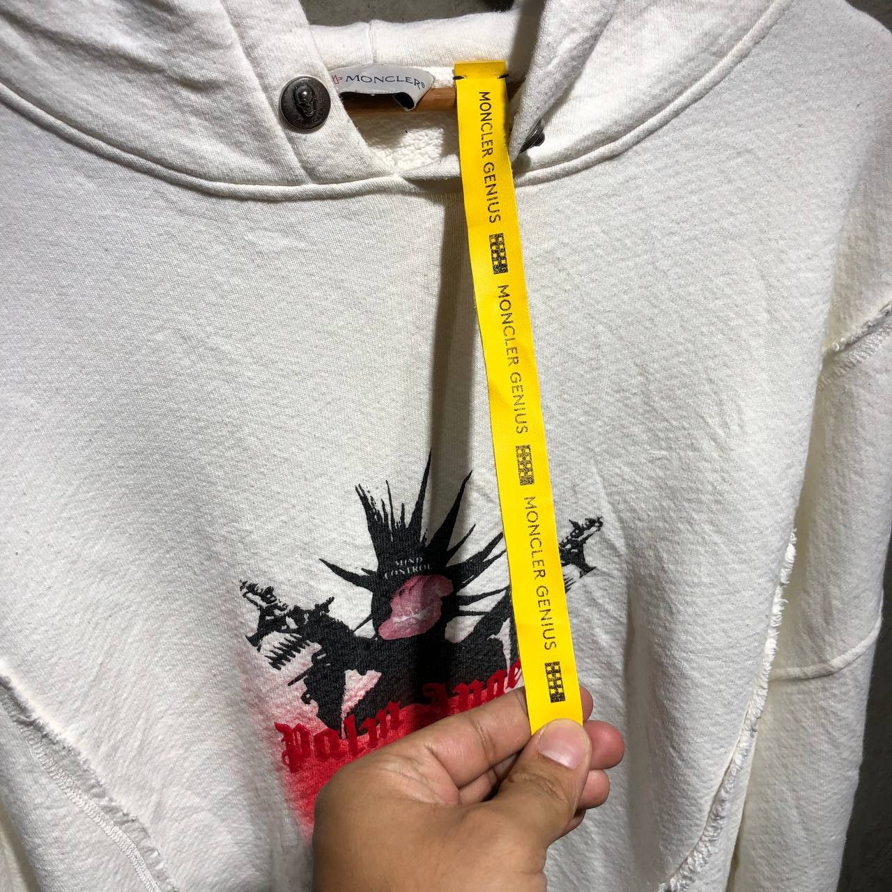 Moncler × Palm Angels Palm Angels x Moncler Mind Control hoodie fit 2-3XL Size US XXL / EU 58 / 5 - 7 Thumbnail