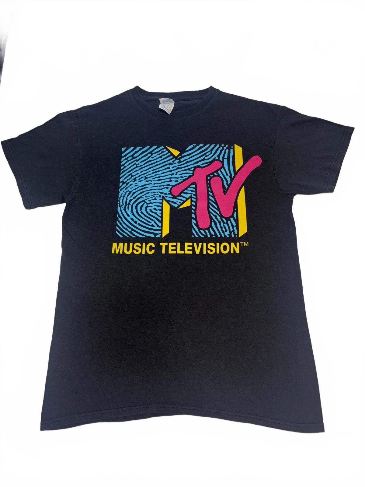 Hanes Vintage MTV Music Television T-Shirt - Classic Retro Design Size US M / EU 48-50 / 2 - 1 Thumbnail