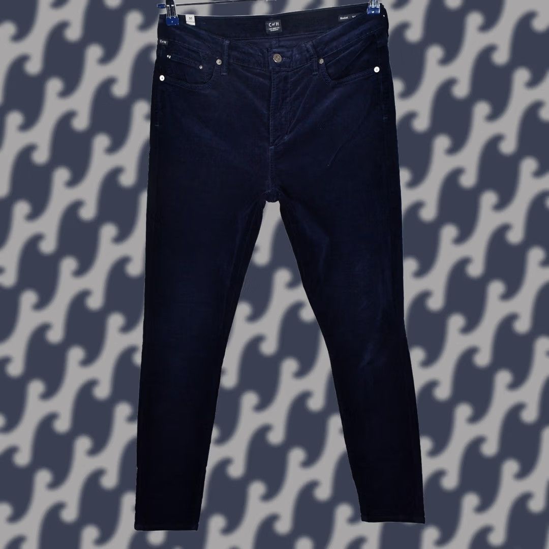 Citizens Of Humanity Citizens of Humanity Rocket High Rise Skinny Jeans Women XS 30 Blue - Regular Rise, 74 cm Inseam, Velvet, 100% Genuine, USA Brand, Vintage No Size ONE SIZE - 1 Thumbnail