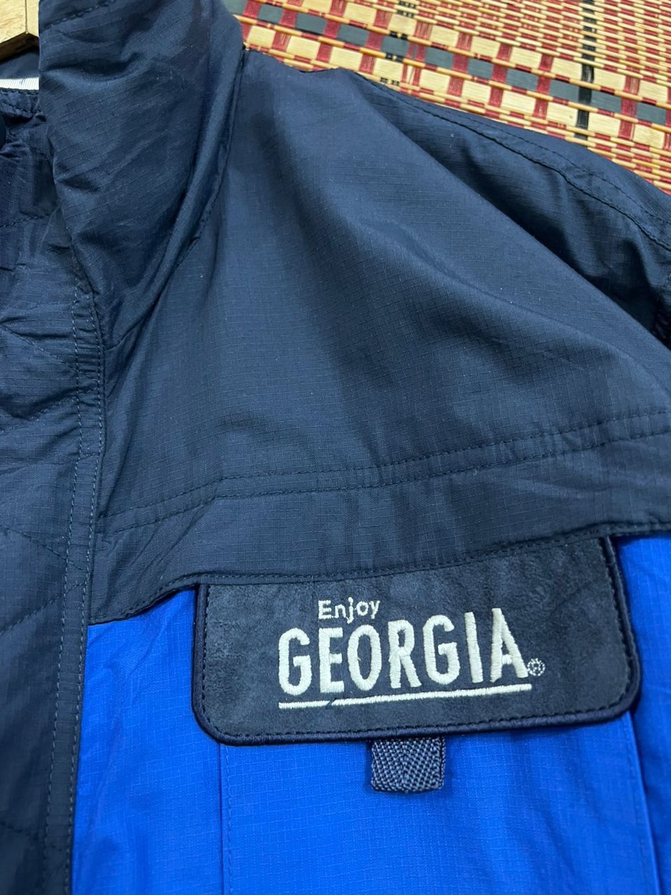 Vintage Enjoy Georgia Coffee Bomber Jacket Size US L / EU 52-54 / 3 - 8 Thumbnail