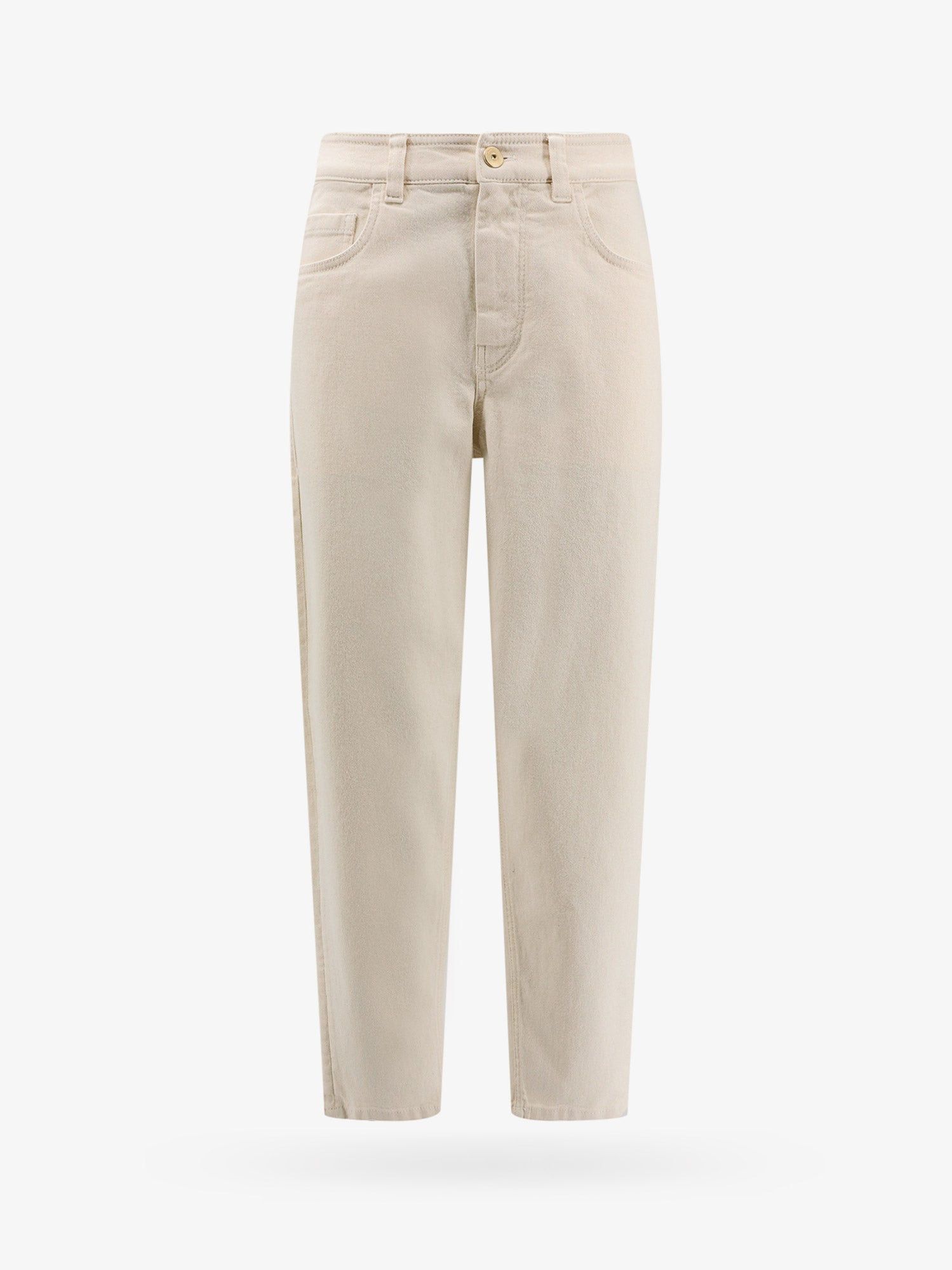 image of Brunello Cucinelli Trouser Woman Beige Pants, Women's (Size 27)