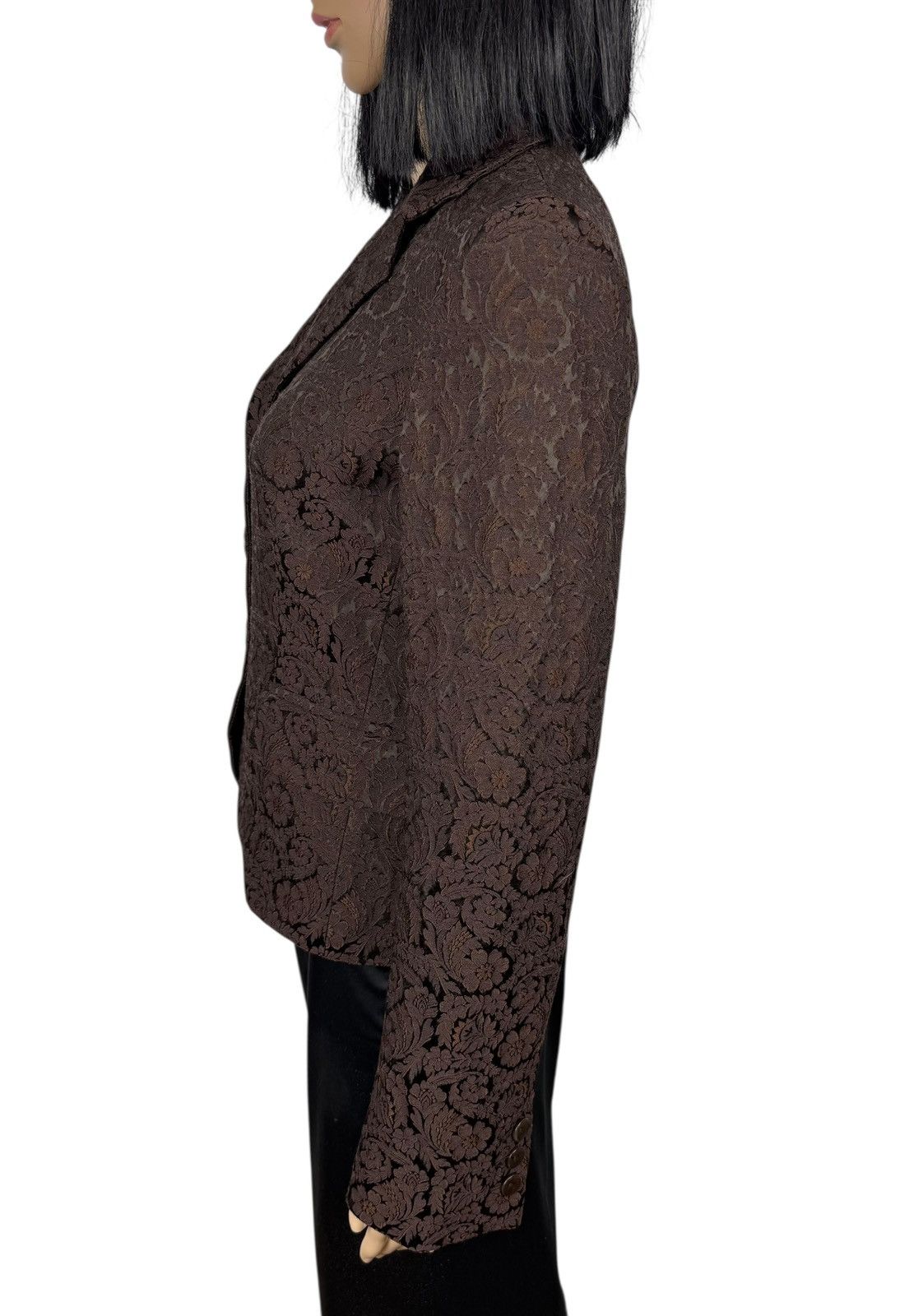 Max Mara Max Mara Enbroidered Flowers Blazer Acetate-Wool size US6 Size M / US 6-8 / IT 42-44 - 6 Thumbnail