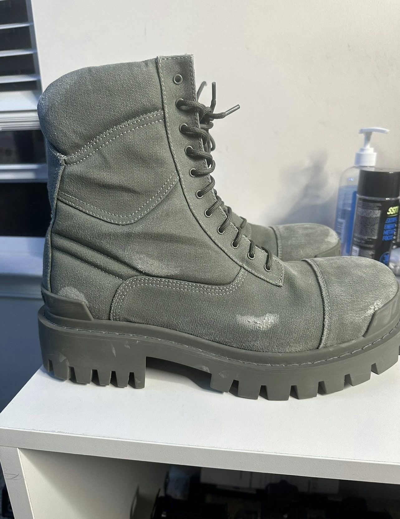 Balenciaga Leather Strike Boots size 40EU 8.5US Balenciaga boots for Men | Buy or Sell your Designer shoes  main image 2