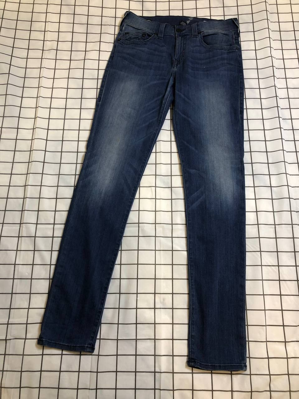 True Religion True Relion Johnny Dark Blue Wash Denim Jeans Size US 32 / EU 48 - 2 Thumbnail