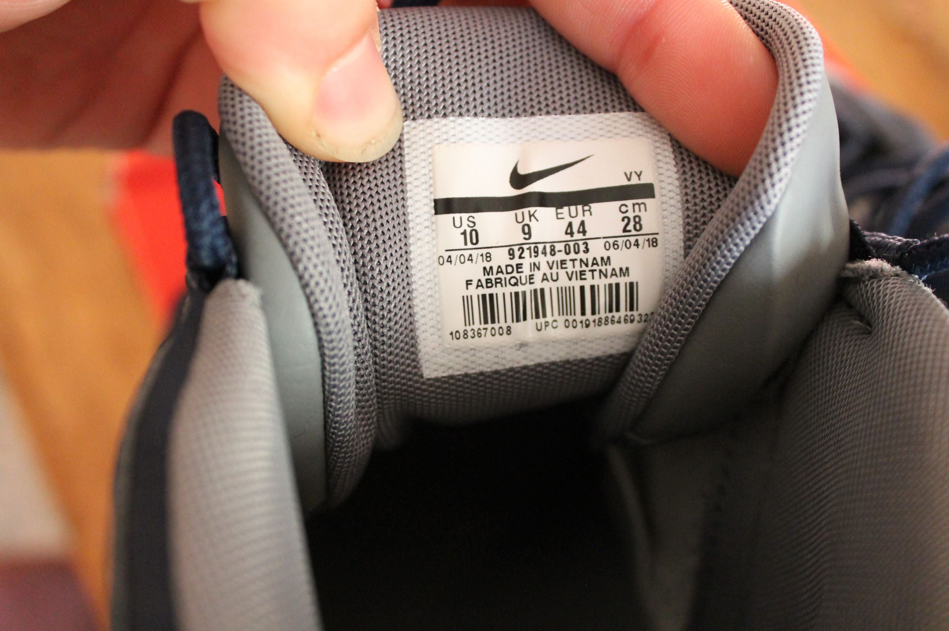 Nike Nike Air More Uptempo Cool Grey Midnight Navy Size US 10 / EU 43 - 3 Thumbnail