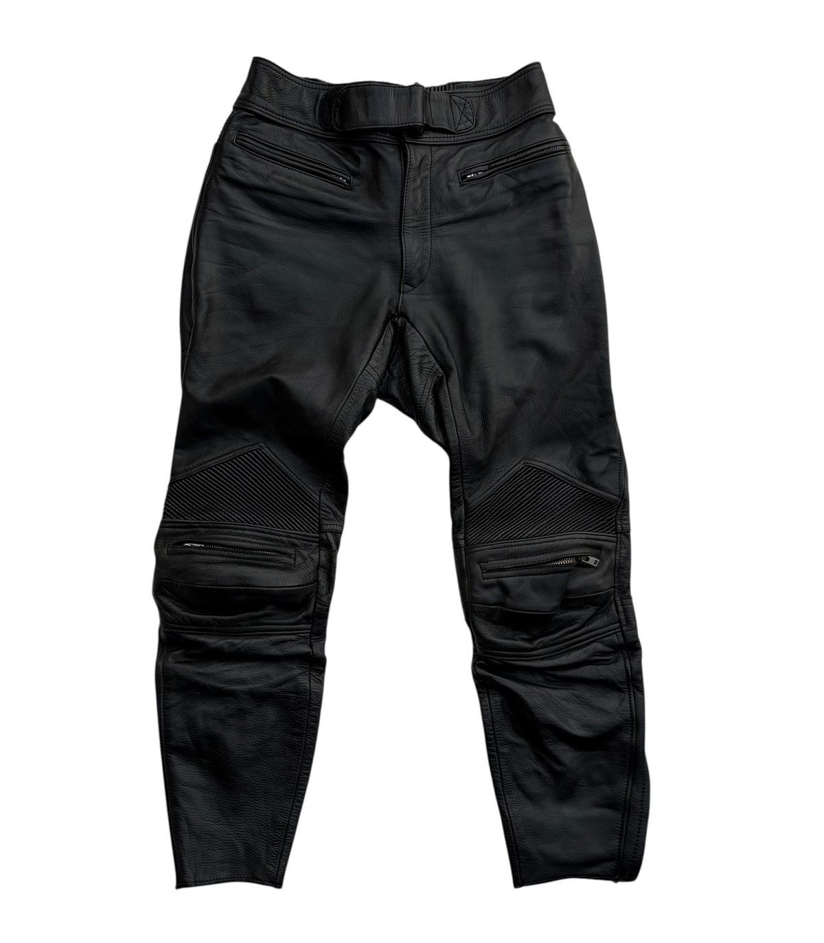 Leather × Vintage Vintage Spazzio Kevlar Riding Bikers Racing Leather Pants Size US 28 / EU 44 - 2 Thumbnail