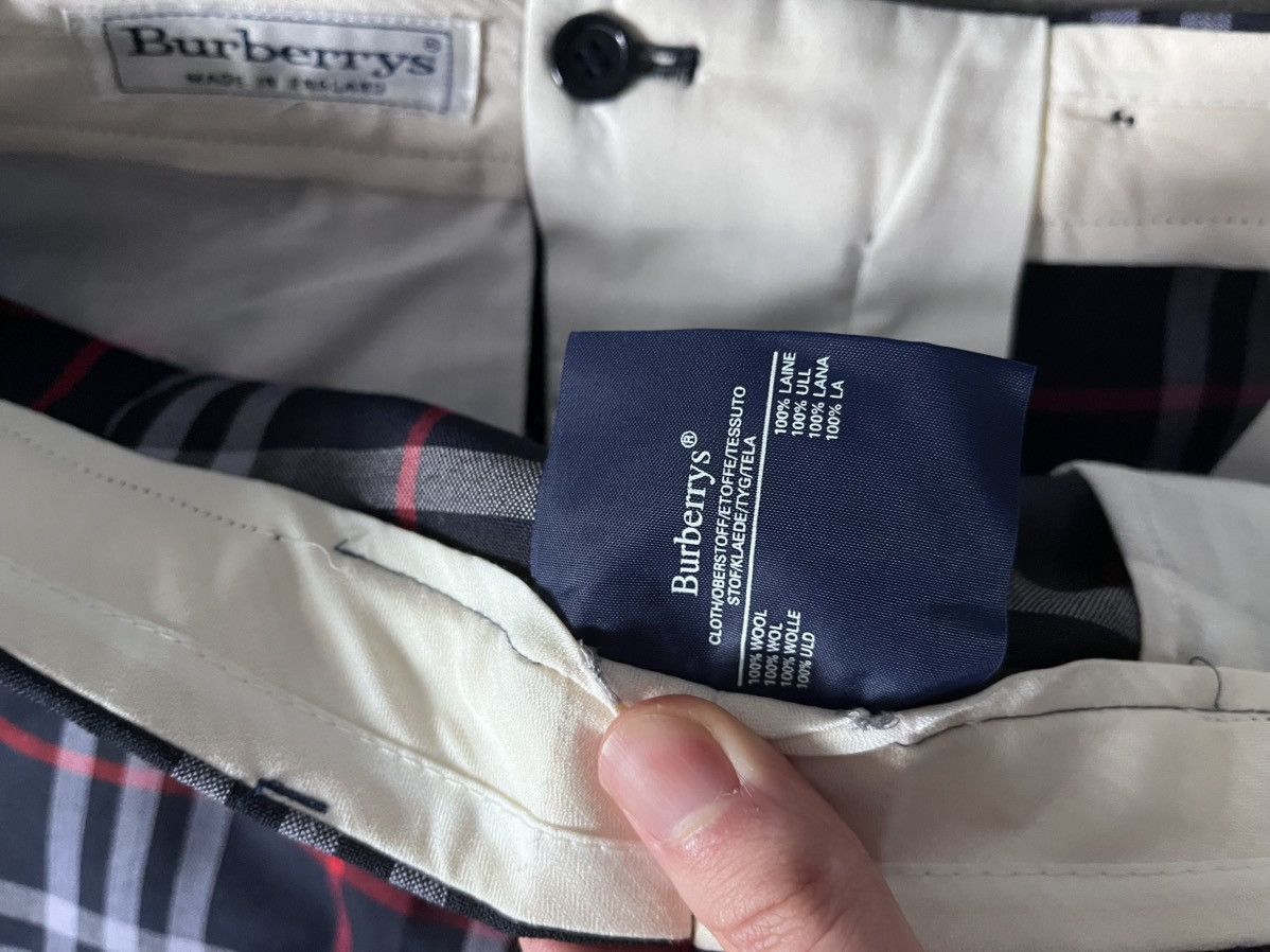 Burberry Burberrys Nova check wool pants navy Size US 32 / EU 48 - 11 Thumbnail