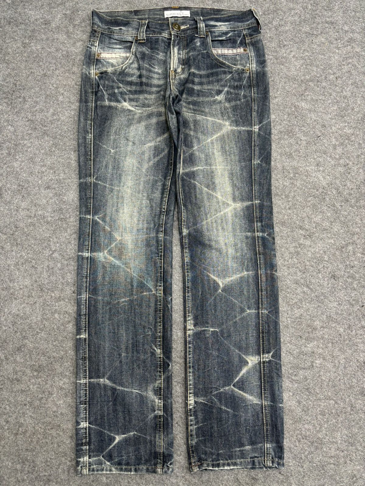 Seditionaries 💥Crazy Fades Superubis Valetta Mild Denim F565 Size US 32 / EU 48 - 17 Thumbnail