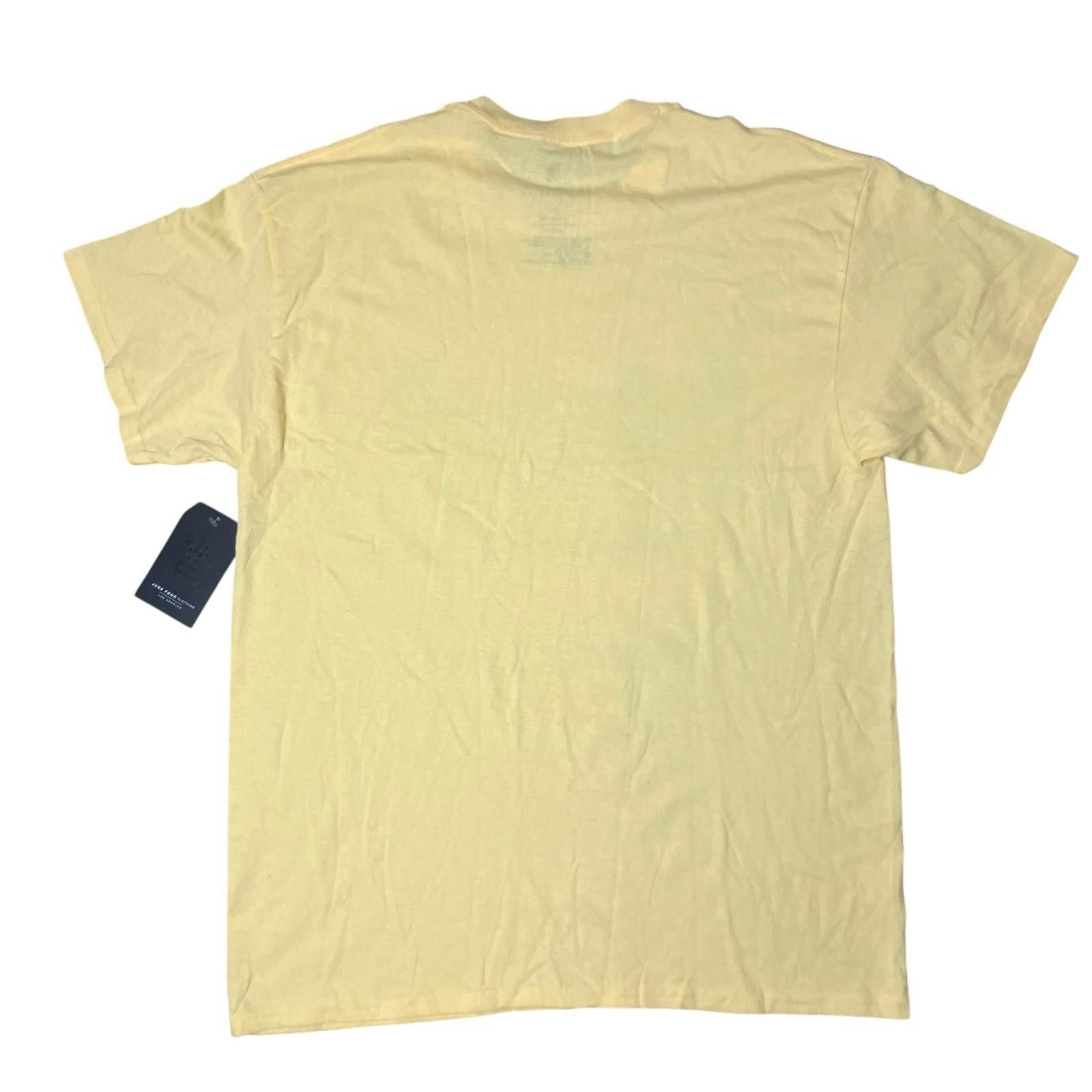 Junk Food Junk Food T-Shirt Mens M Yellow Hawaii Tropical Hula Palm Size US M / EU 48-50 / 2 - 8 Thumbnail