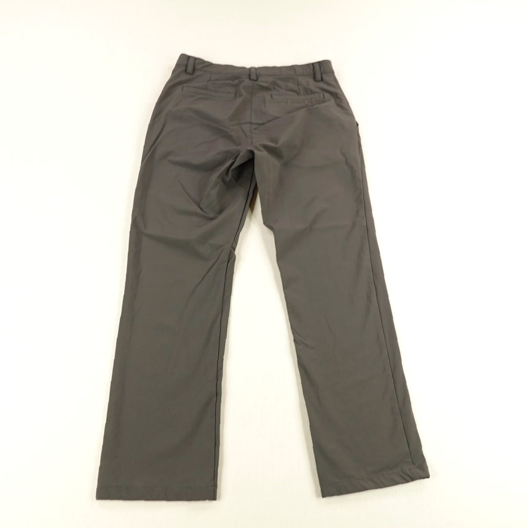 Vintage Ministry of Supply Men's Slim Fit Stretch Chino Pants 30W Gray Microfiber Casual Workwear Size US 30 / EU 46 - 4 Thumbnail