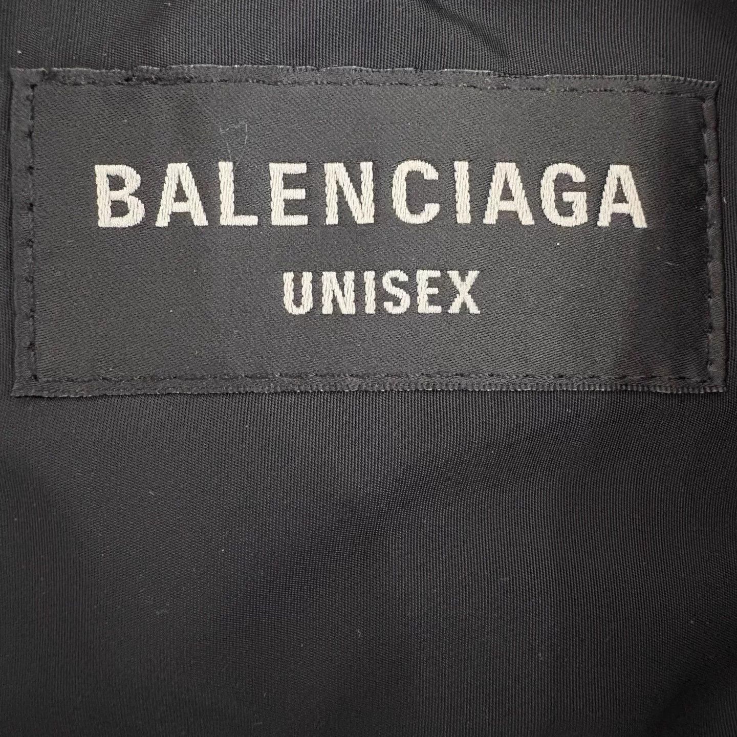 Balenciaga BLCG Black Logo Embroidery Cotton Jacket US4 Size US XL / EU 56 / 4 - 3 Thumbnail